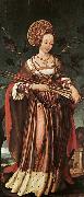 HOLBEIN, Hans the Younger St Ursula France oil painting artist